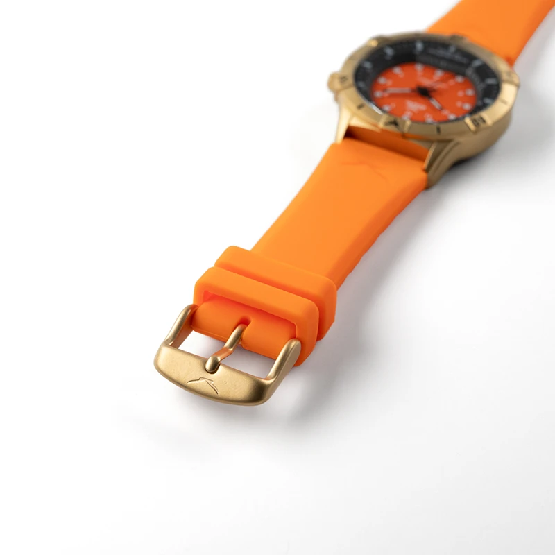 GUL No 2 Orange/Svart 36mm, klocka som du kan handla till bra pris hos oss på Klockmaster.