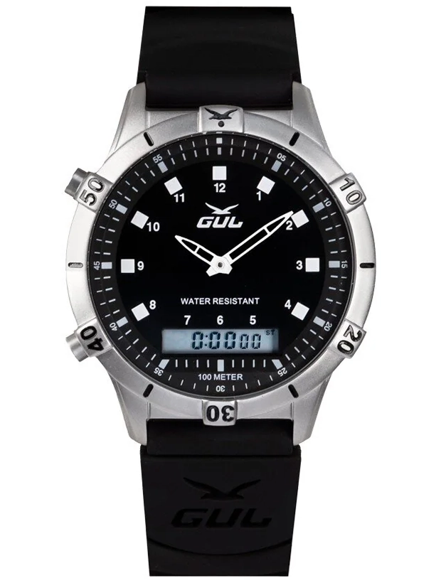 GUL No. 1 Ana-Digi 42mm 539014201BkBk, handla denna klocka online eller i butik hos klockmaster
