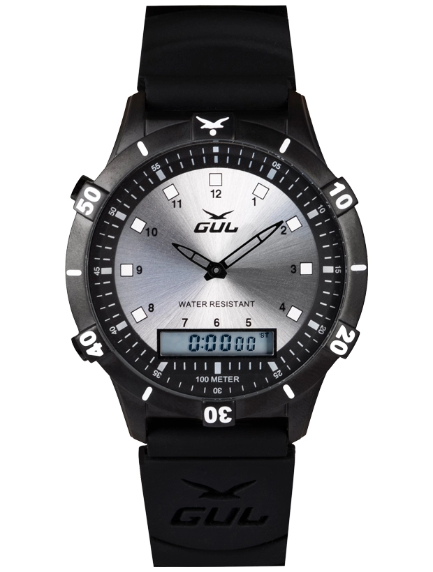 GUL No. 1 Ana-Digi 42mm 539214202BkBk, handla denna klocka online eller i butik hos klockmaster