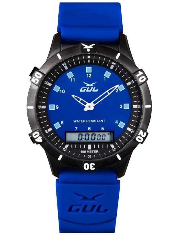 GUL No. 1 Ana-Digi 42mm 539214203BkBl, handla denna klocka online eller i butik hos klockmaster