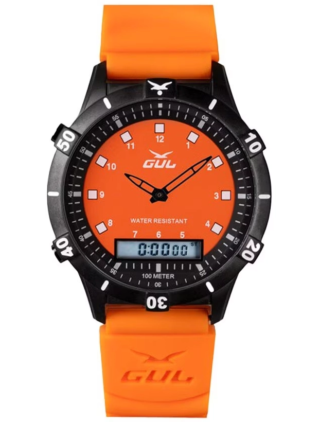 GUL No. 1 Ana-Digi 42mm 539214210BkOr, handla denna klocka online eller i butik hos klockmaster