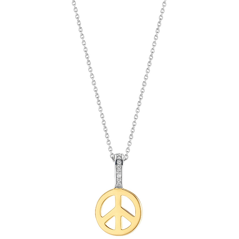 Ti Sento Milano Pendant - Silver och Guld 6803SY, handla denna klocka online eller i butik hos klockmaster