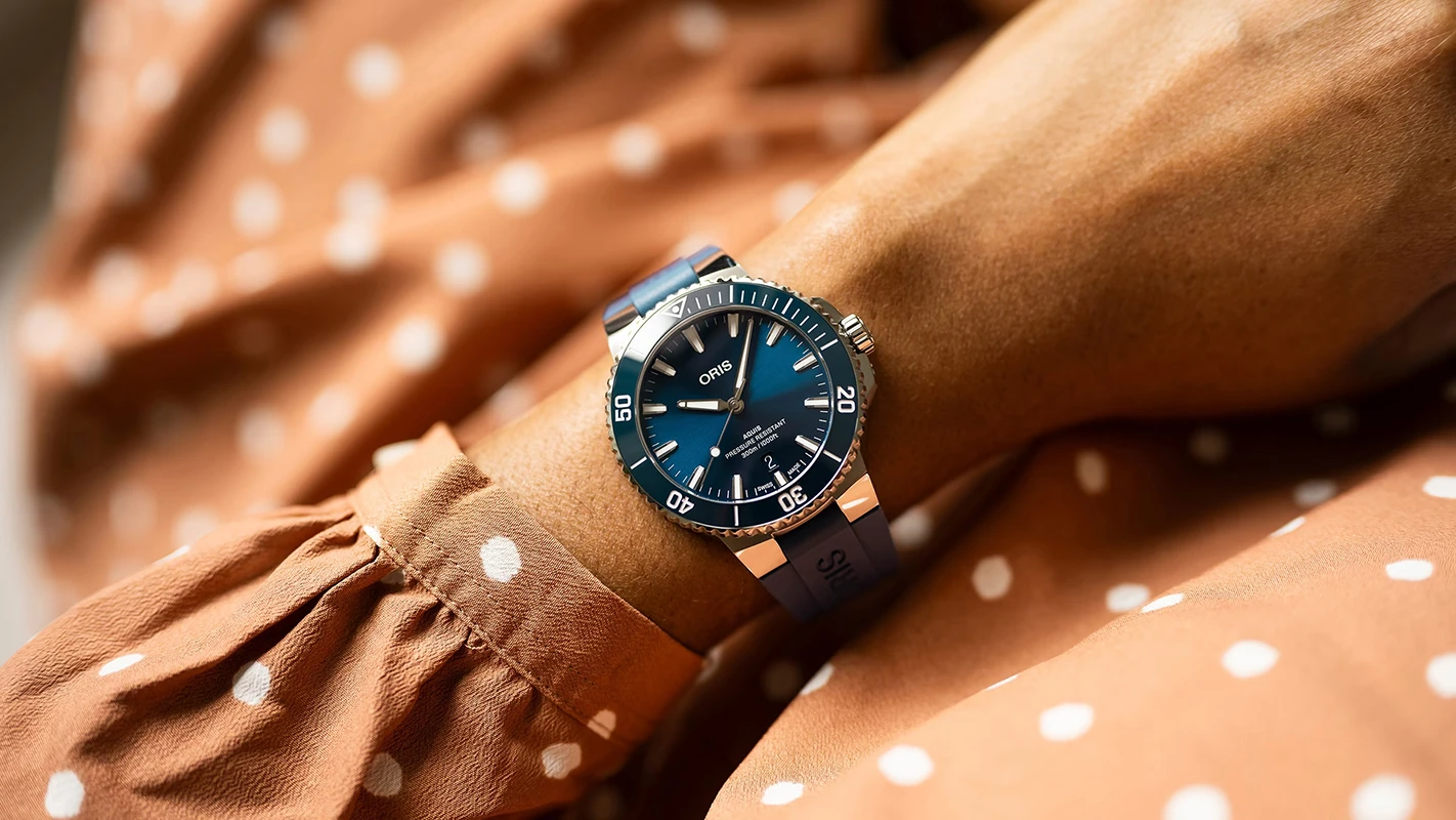 ORIS Aquis Date 41.5mm, klocka som du kan handla till bra pris hos oss på Klockmaster.