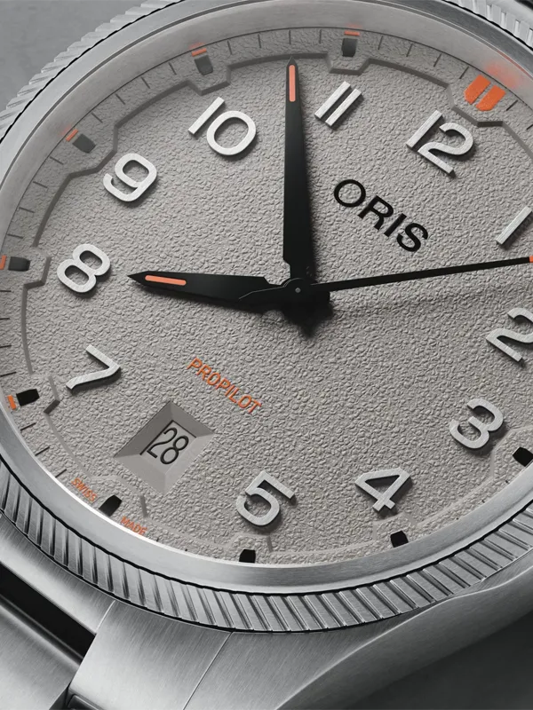 ORIS ProPilot Date 41mm 73378054163MB, klocka som du kan handla till bra pris hos oss på Klockmaster.