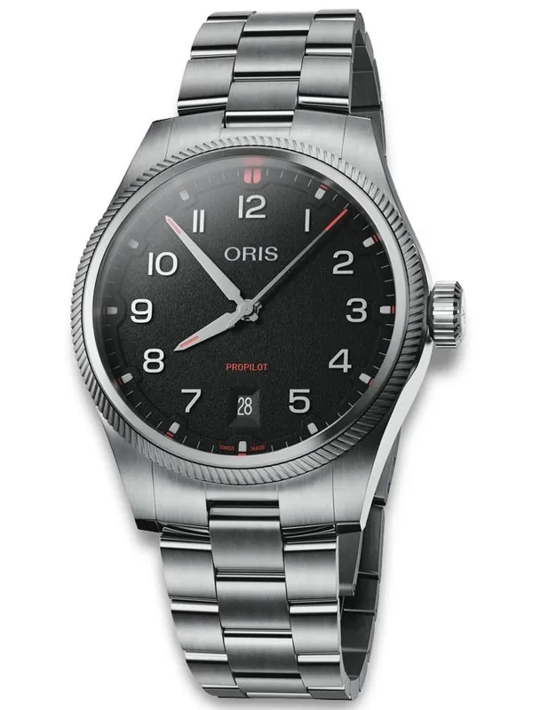 ORIS ProPilot Date 41mm 73378054164MB, handla denna klocka online eller i butik hos klockmaster