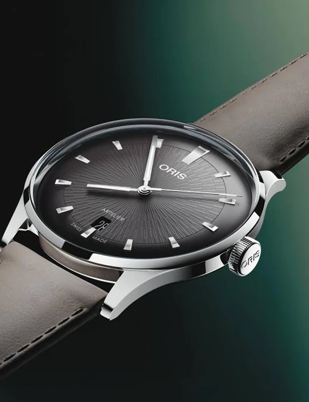 ORIS Artelier Date 38mm, klocka som du kan handla till bra pris hos oss på Klockmaster.