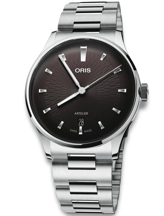 ORIS Artelier Date 38mm 73378104054MB, handla denna klocka online eller i butik hos klockmaster