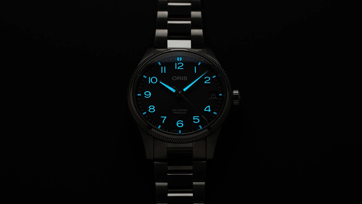 ORIS Big Crown ProPilot Date 41mm, klocka som du kan handla till bra pris hos oss på Klockmaster.