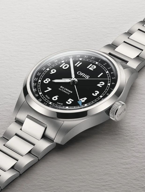 ORIS Big Crown Pointer Date 40mm 75477984064MB, klocka som du kan handla till bra pris hos oss på Klockmaster.