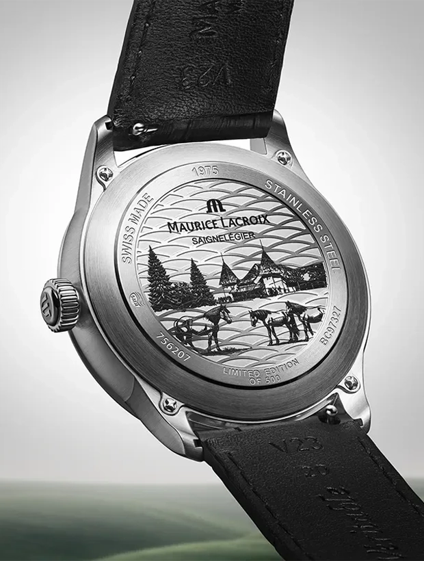 Maurice Lacroix 1975 Automatic Legacy 39mm Limited Edition 756207-SS001-330-2, klocka som du kan handla till bra pris hos oss på Klockmaster.