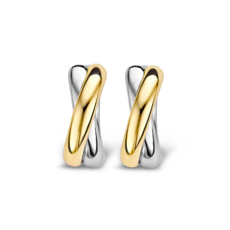 Ti Sento Milano Örhängen - Silver och Guld 7667SY, handla denna klocka online eller i butik hos klockmaster
