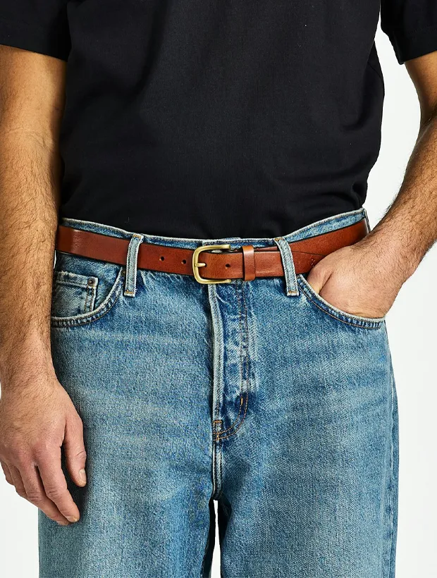 Saddler Epping Läderbälte 95cm - Ljusbrun 771780002095, klocka som du kan handla till bra pris hos oss på Klockmaster.