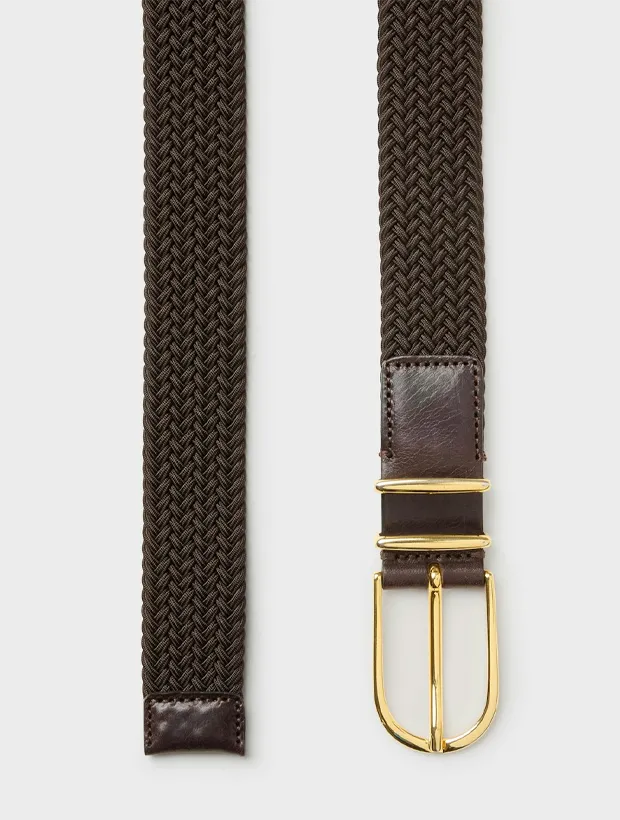 Saddler Mangola Textilbälte 85cm - Mörkbrun 773990004085, klocka som du kan handla till bra pris hos oss på Klockmaster.