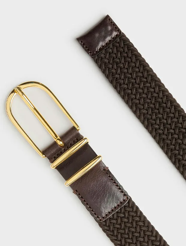 Saddler Mangola Textilbälte 95cm - Mörkbrun 773990004095, klocka som du kan handla till bra pris hos oss på Klockmaster.