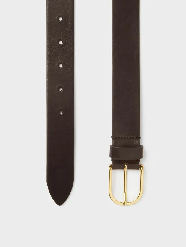 Saddler Safira Läderbälte 80cm - Mörkbrun 774170004080, klocka som du kan handla till bra pris hos oss på Klockmaster.