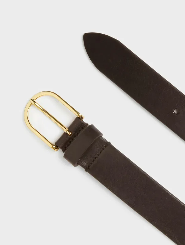 Saddler Safira Läderbälte 80cm - Mörkbrun 774170004080, klocka som du kan handla till bra pris hos oss på Klockmaster.