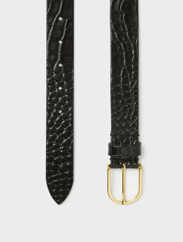 Saddler Safira Läderbälte 80cm - Svart 774170666080, klocka som du kan handla till bra pris hos oss på Klockmaster.