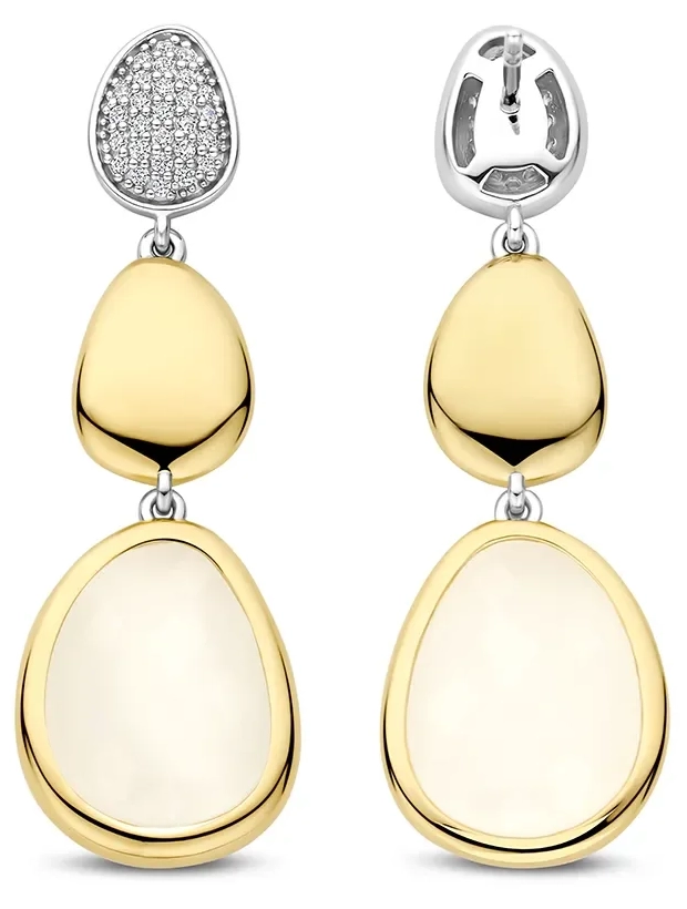 Ti Sento Drop Örhängen Luxury stone - Guld/Silver 78028MW, klocka som du kan handla till bra pris hos oss på Klockmaster.