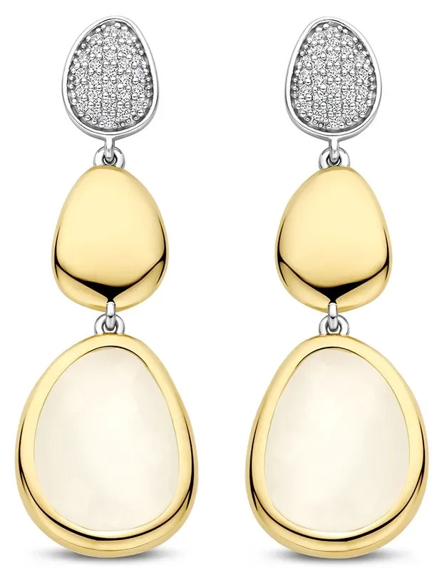 Ti Sento Drop Örhängen Luxury stone - Guld/Silver 78028MW, klocka som du kan handla till bra pris hos oss på Klockmaster.