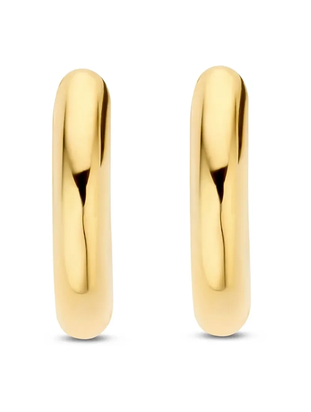 Ti Sento Classic Huggies Vermeil Örhängen 12mm - Guld 7811YS, klocka som du kan handla till bra pris hos oss på Klockmaster.
