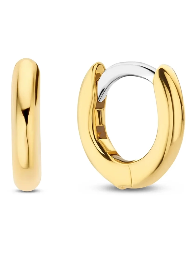 Ti Sento Classic Huggies Vermeil Örhängen 12mm - Guld 7811YS, handla denna klocka online eller i butik hos klockmaster