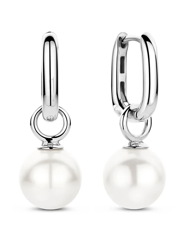 Ti Sento Pearl Charm Örhängen - Silver 7848WP, handla denna klocka online eller i butik hos klockmaster
