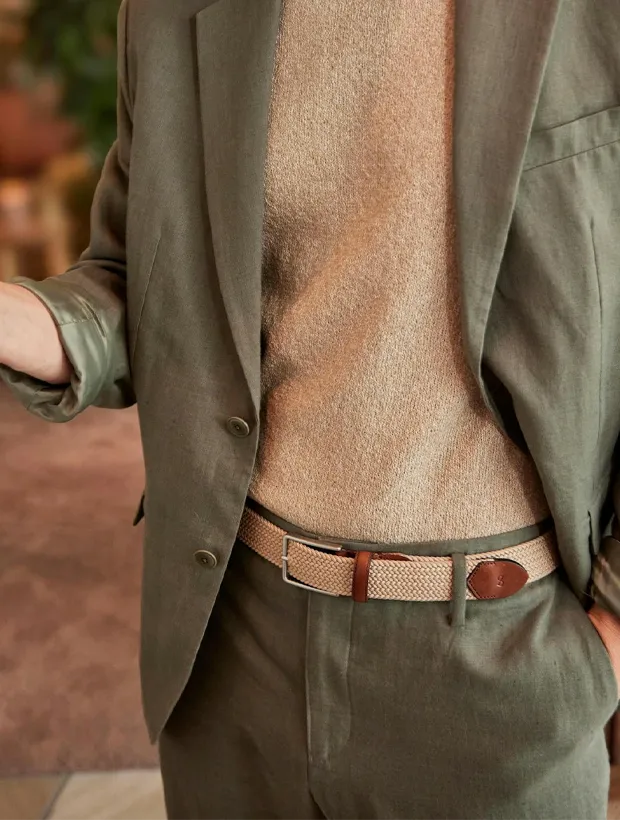 Saddler Marstrand Textilbälte 120cm - Beige 788000014120, klocka som du kan handla till bra pris hos oss på Klockmaster.