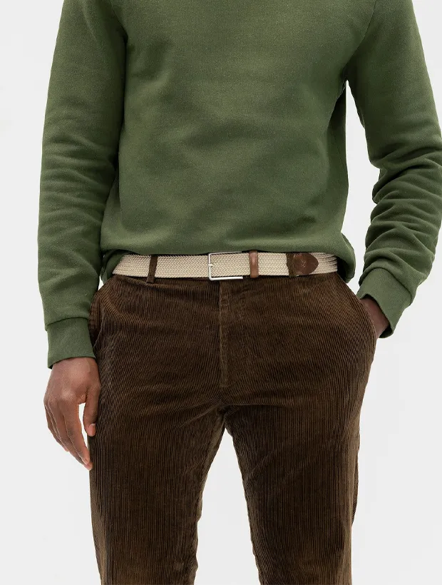 Saddler Marstrand Textilbälte 120cm - Beige 788000014120, klocka som du kan handla till bra pris hos oss på Klockmaster.
