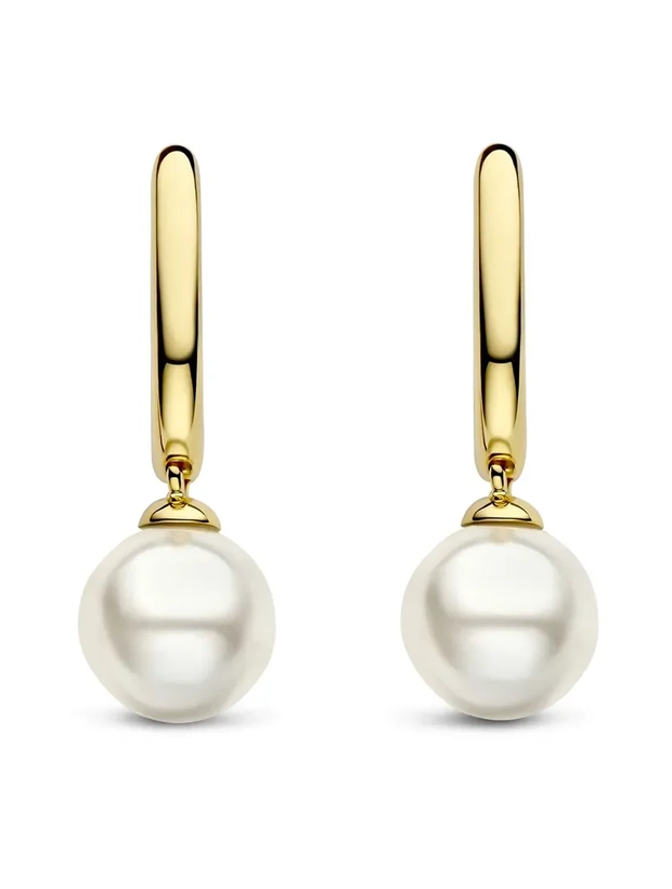 Ti Sento Pearl Hoops Örhängen - Guld 7939YP, klocka som du kan handla till bra pris hos oss på Klockmaster.