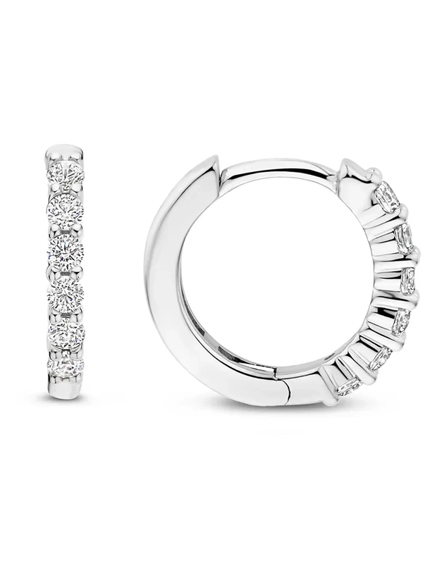 Ti Sento Tennis Small Hoops 14mm - Silver 7957ZI, klocka som du kan handla till bra pris hos oss på Klockmaster.