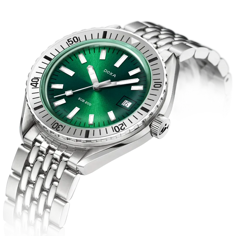 DOXA SUB 200 Sea Emerald 42mm 796.10.131.10, klocka som du kan handla till bra pris hos oss på Klockmaster.