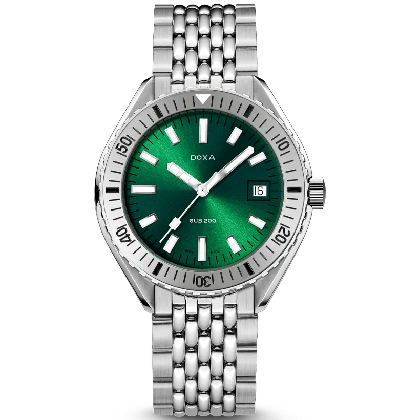 DOXA SUB 200 Sea Emerald 42mm 796.10.131.10, handla denna klocka online eller i butik hos klockmaster