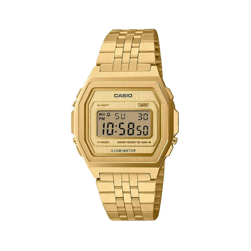 CASIO Vintage Iconic 38mm A1000G-9EF, handla denna klocka online eller i butik hos klockmaster