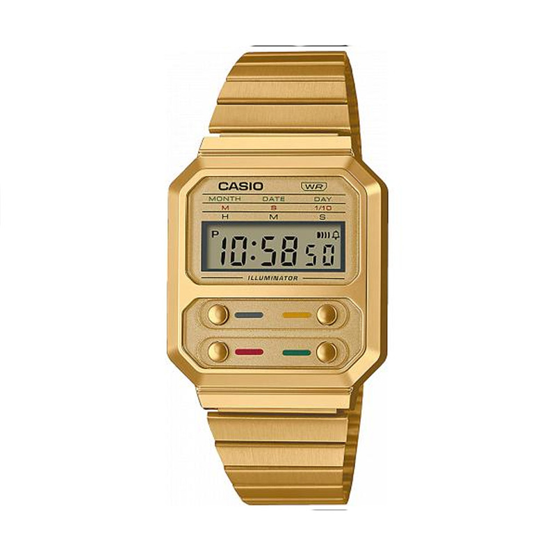 CASIO Vintage Iconic 32.5mm A100WEG-9AEF, handla denna klocka online eller i butik hos klockmaster