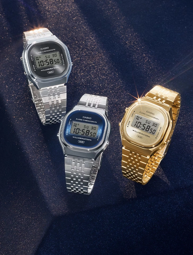 CASIO Vintage 37mm A140WE-8AEF, klocka som du kan handla till bra pris hos oss på Klockmaster.