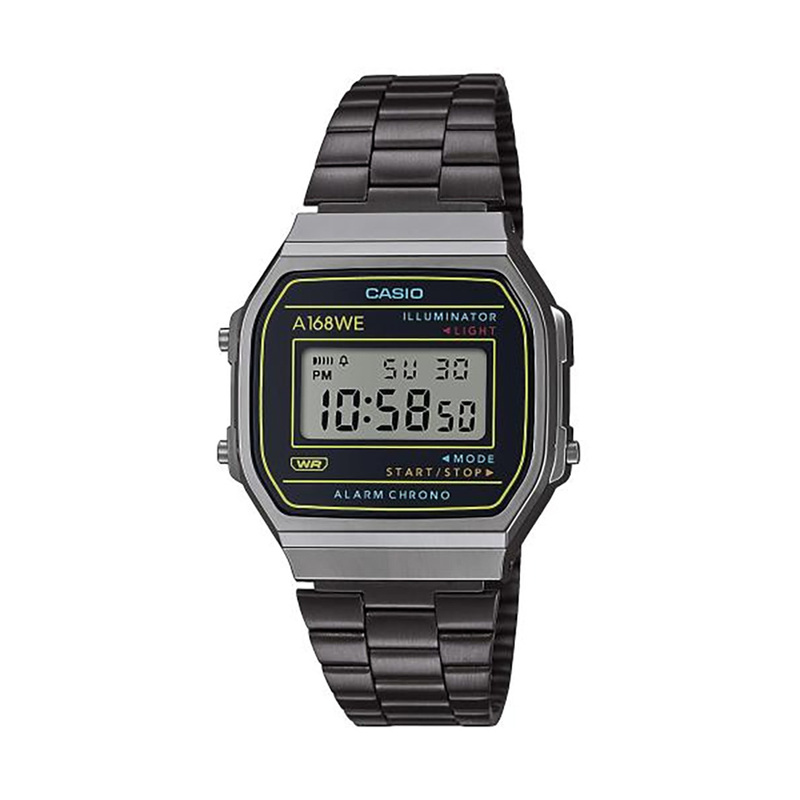 CASIO Vintage Iconic 36.5mm A168WEHB-1AEF, handla denna klocka online eller i butik hos klockmaster