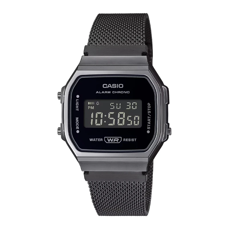 CASIO Vintage Iconic 36.5mm A168WEMB-1BEF, handla denna klocka online eller i butik hos klockmaster