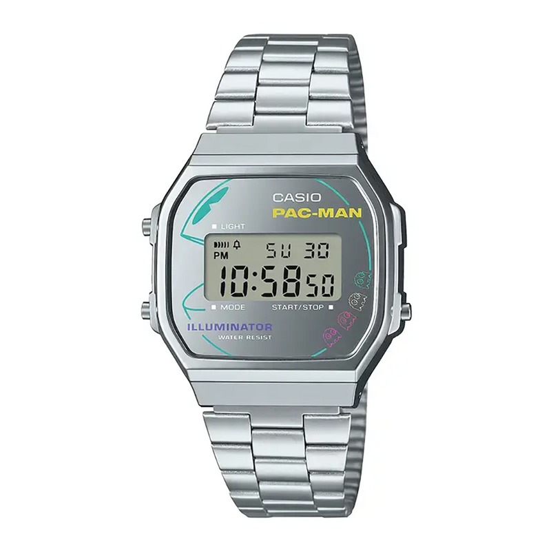 CASIO Vintage Iconic Pac-Man 36mm, handla denna klocka online eller i butik hos klockmaster