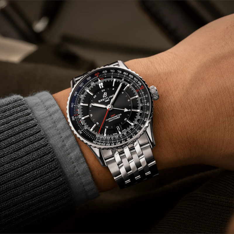 BREITLING NAVITIMER AUTO GMT 4 , klocka som du kan handla till bra pris hos oss på Klockmaster.