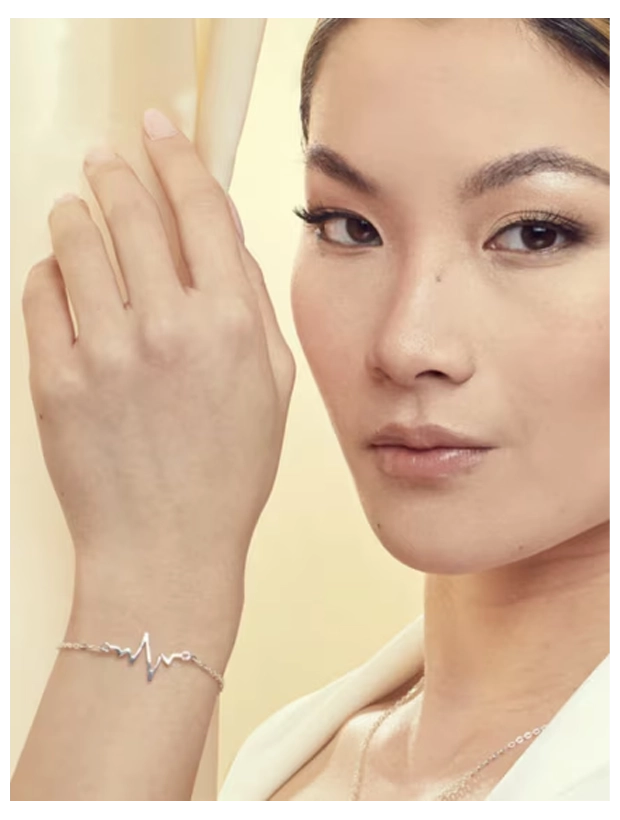 By Sofia Wistam Heartbeat Silverarmband A7540587-SHORT, klocka som du kan handla till bra pris hos oss på Klockmaster.
