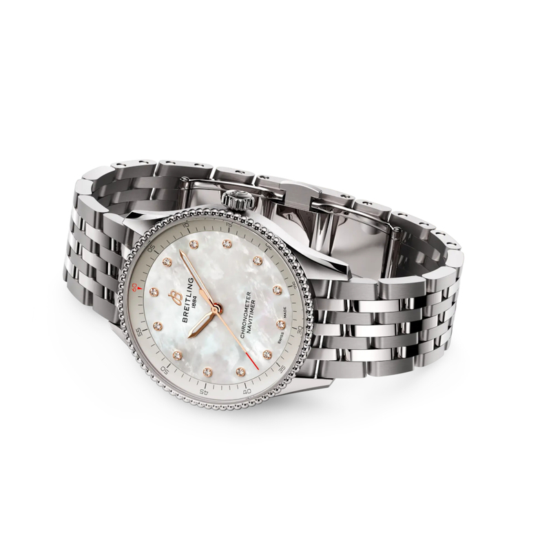 BREITLING NAVITIMER 32 WHITE , klocka som du kan handla till bra pris hos oss på Klockmaster.