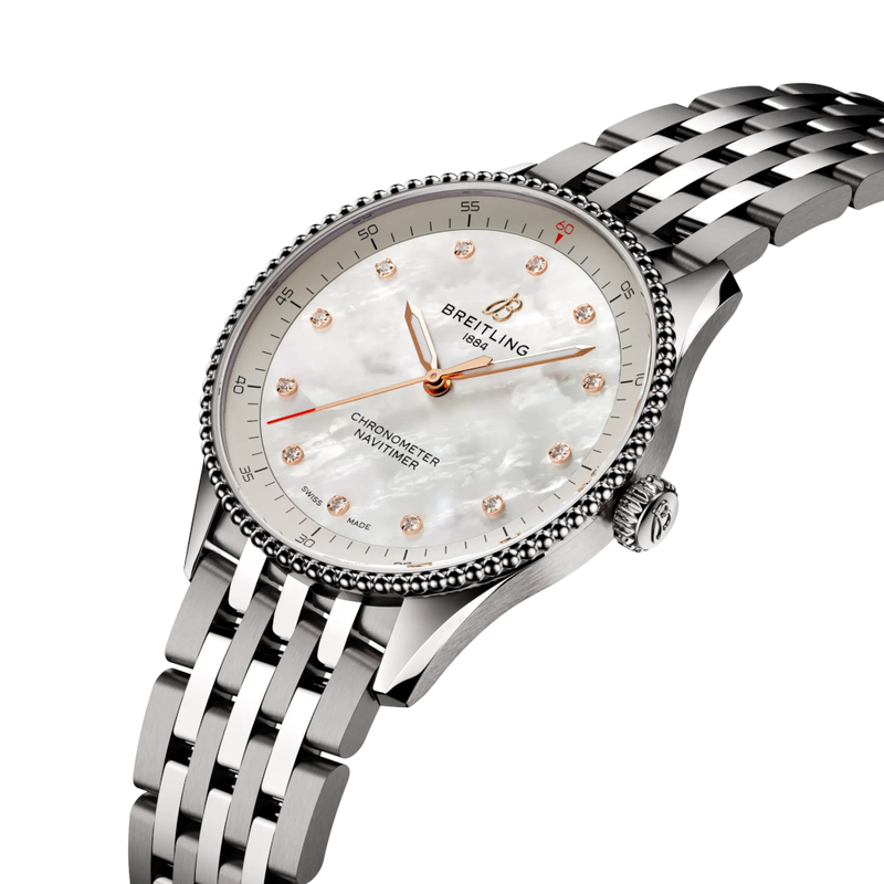 BREITLING NAVITIMER 32 WHITE , klocka som du kan handla till bra pris hos oss på Klockmaster.