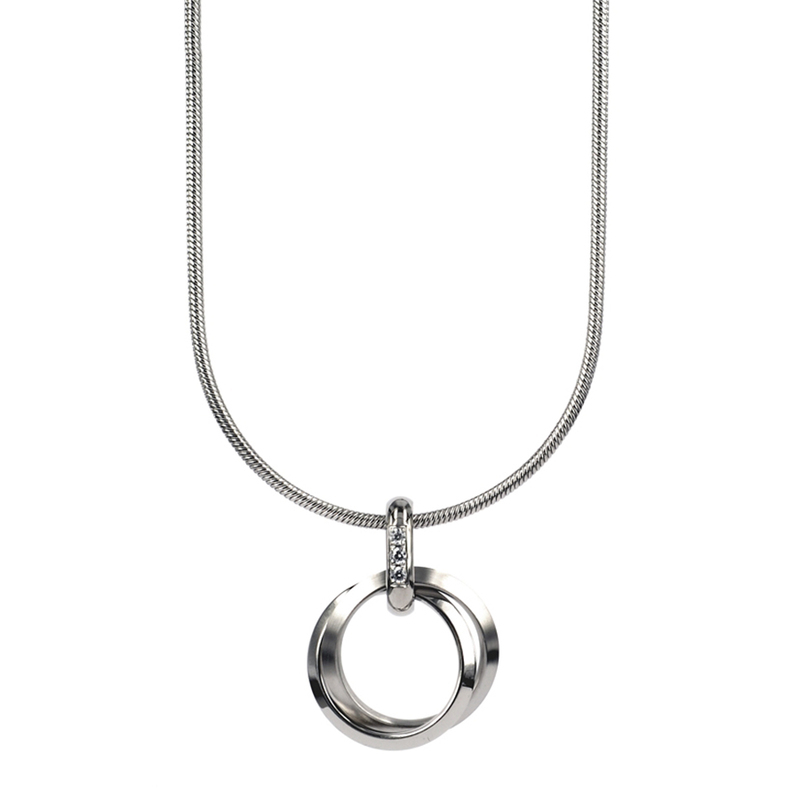 Astrid och Agnes Halsband Carolin - Stål AA323663, handla denna klocka online eller i butik hos klockmaster