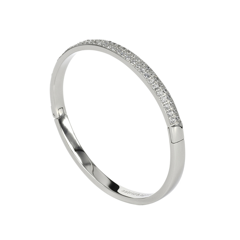 Astrid och Agnes Armring Clarissa - Stål AA354698, handla denna klocka online eller i butik hos klockmaster