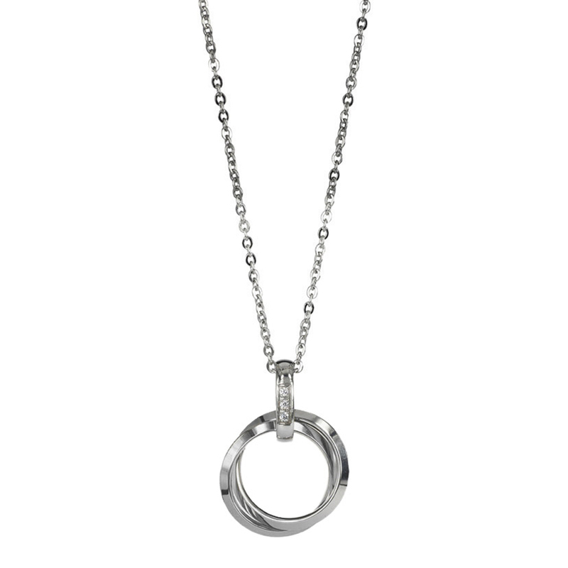 Astrid och Agnes Halsband Carolin - Stål AA357118, handla denna klocka online eller i butik hos klockmaster