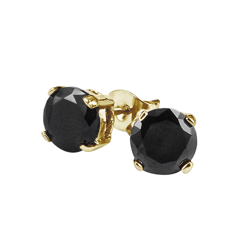 Astrid och Agnes Örhängen Ida - Guld / Svart AA357545, handla denna klocka online eller i butik hos klockmaster