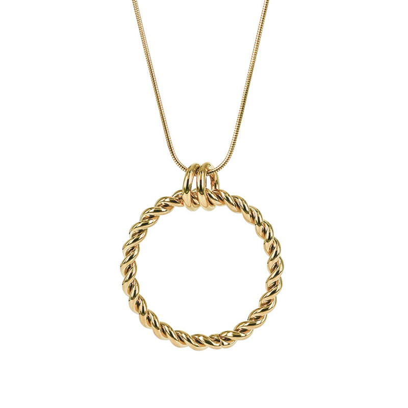 Astrid och Agnes Halsband Twist - Guld AA359051, handla denna klocka online eller i butik hos klockmaster
