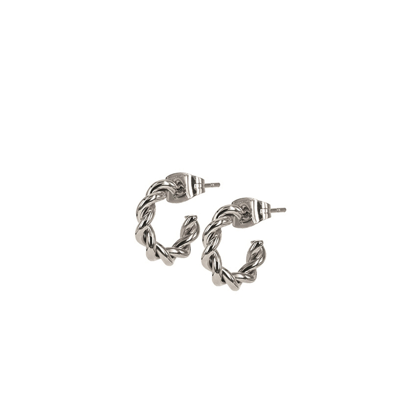 Astrid och Agnes Örhängen Twist - Silver AA359105, handla denna klocka online eller i butik hos klockmaster