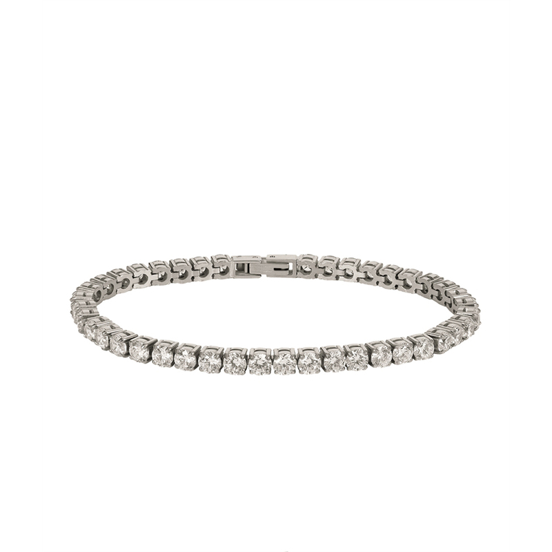 Astrid och Agnes Armband Glimra - Stål / Klar kristall AA359464, handla denna klocka online eller i butik hos klockmaster