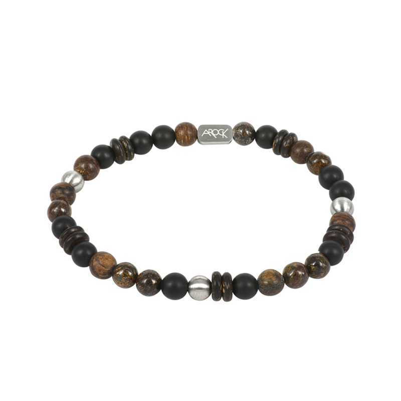 AROCK Armband Eddie - Svart / Brunt AA363096, handla denna klocka online eller i butik hos klockmaster